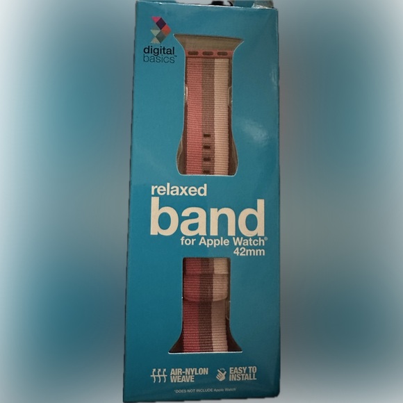 🌦️ FREE w/any bundle purchase!! NIB Apple Watch Nylon Striped band. - Picture 3 of 7